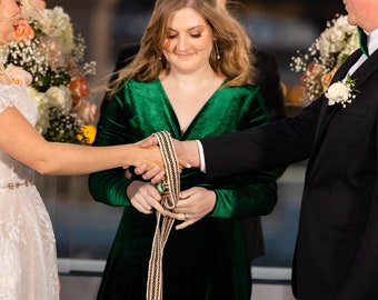 Cordón para matrimonio - Melocotón perenne - Cordón tradicional irlandés