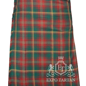 Canadian Maple Leaf Tartan Kilt - Schotse Tartan Kilt - 8 Yard Tartan Kilt - 16 Oz Zwaargewicht Tartan Kilt - 100% zuivere acrylwol
