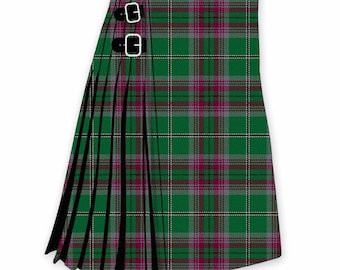 Gray Hunting Ancient Tartan Kilt - Scottish Tartan Kilts - 8 Yards Tartan Kilt - 16 Oz Heavy Weight Tartan Kilt - 100% Pure Acrylic Wool