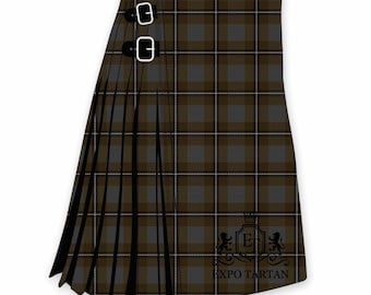 Scottish Traditional Glenn Irvine Hunting Tartan Kilt - 8 Yard Tartan Kilt - 16 Oz Heavy Weight Tartan Kilt - 100% Pure Acrylic Wool