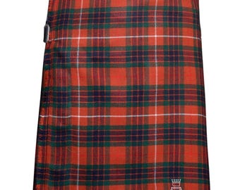 Fraser Hunting Modern Tartan Kilt - Scottish Tartan Kilts - 8 Yards Tartan Kilt - 16 Oz Heavy Weight Tartan Kilt - 100% Pure Acrylic Wool