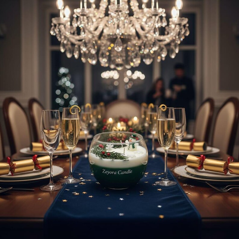Weihnachts-Duschvorhang – Niedlicher Schneemann, Graues Design, Inkl. Haken