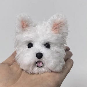 Customize your own personalized dog plush keychain pendant