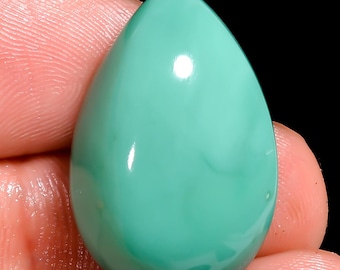 Hoogwaardige kwaliteit 100% natuurlijke chrysopraas, peervorm cabochon, losse edelsteen voor het maken van sieraden