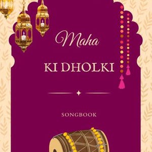 DIGITAL DOWNLOAD Modern Dholki Book, Mayoun Mehndi Song Book Desi Song Book, Dholki Songs Lyrics Book, Dholak, Personalised Dholki PDF