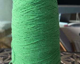200 g - Green Cotton Silk Yarn