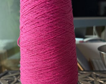 200 g - Fuchsia Baumwoll-Seide Garn