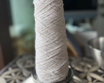 100 g - Natural White Cotton Silk Yarn