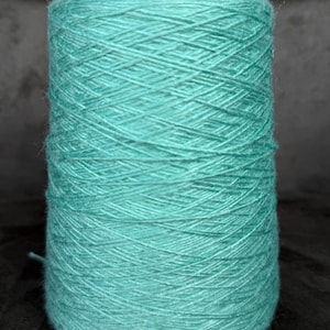 Cariaggi Shappe (310 g) Tussah Silk Yarn Cone 100% Silk 400 m/100g Aqua 22338
