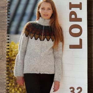LOPI 32 rivista di maglieria modelli islandesi in inglese