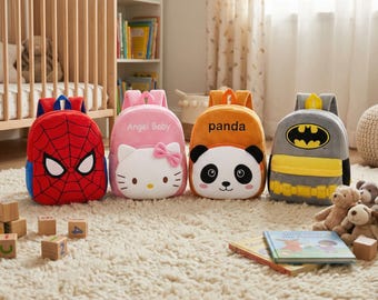 Zaino in peluche 3D per bambini