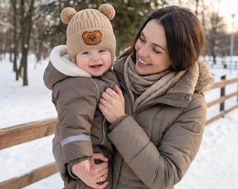 Berretto con orecchie da orsetto