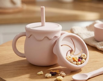Tazza per snack e tazza con beccuccio per bambini