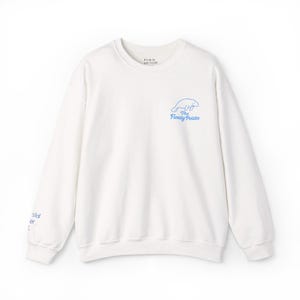 Embroidered Manatee Crewneck Sweatshirt – Unisex Cozy Sweater