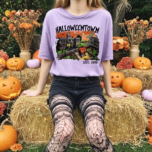 Halloweentown Est 1998 PNG Digital Download, Vintage Halloweentown University PNG, Spooky Season Apparel, Halloween Tee, Pumpkin Shirt