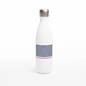 500ml white tricolor stainless steel bottle