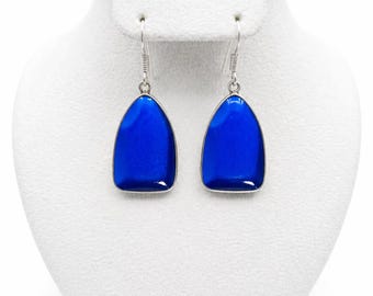 Tz Fun Form baumeln Ohrringe | Versilbert Festliche Statement Schmuck