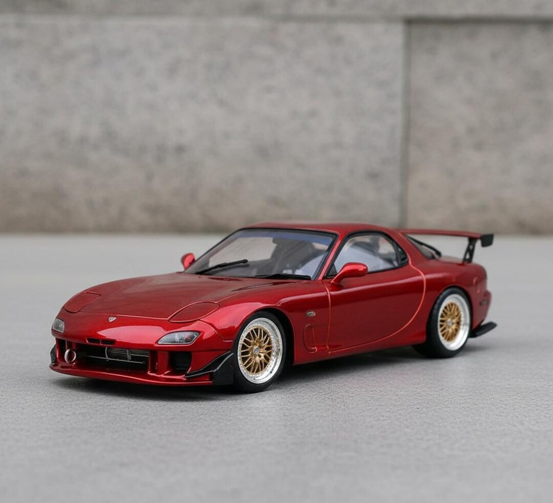 Pink Slips Mazda Rx-7 Type Rs Fd3s 1/18 Red Diecast Model Car - Etsy