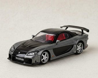 Mazda RX-7 Veilside 1/64 Fortune Grey Model Toy Car - Etsy