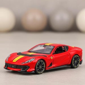 Ferrari 812 Competizione 1/64 Red Model Toy Car - Etsy