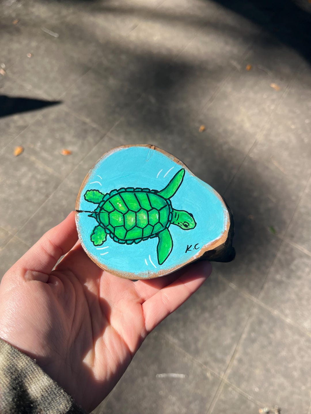 Painting On Cedar Wood
