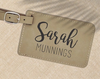 Custom Engraved Luggage Tag