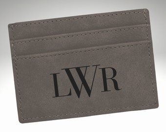 Personalized Money Clip Wallet, Engraved Gift