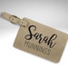 Custom Luggage Tag, Engraved Luggage Tag, Leather Tag, Monogram Suitcase Tag, Diaper Bag Tag, Backpack Tag, ID Bag Tag, Golf Bag Tag