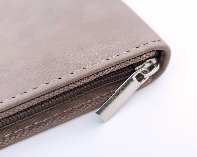 Engraved Leather Portfolio with zipper Personalized Etsy