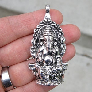 1 Ganesh Charm in Silver Tone - C3103