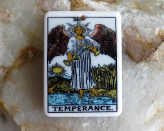 1 Tarot Charm Pendant Charm - Temperance