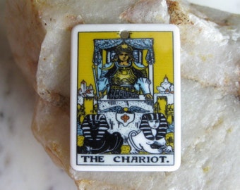 1 Tarot Charm Pendant Charm - The Chariot