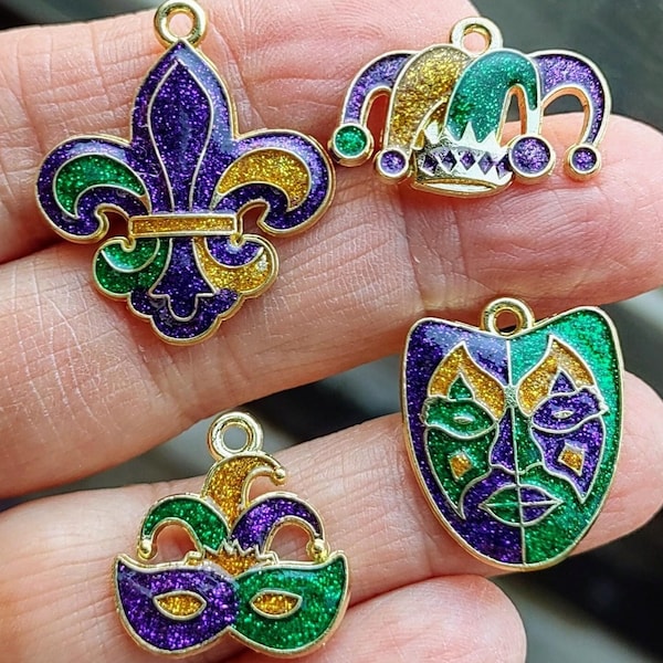 Mardi Gras Charm Pendant Collection - C4285