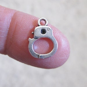 20 Handcuff Charms in Silver Tone - C3563