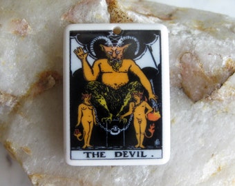 1 Tarot Charm Pendant Charm - Devil