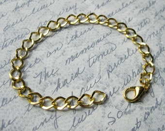 2 Charm Bracelets in Gold Tone