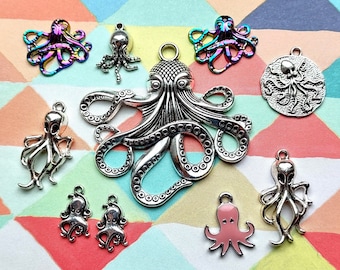 Octopus Charm Pendant Collection - C3763