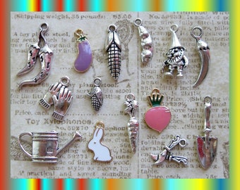 Garden Charm Collection in Silver Tone - C3672