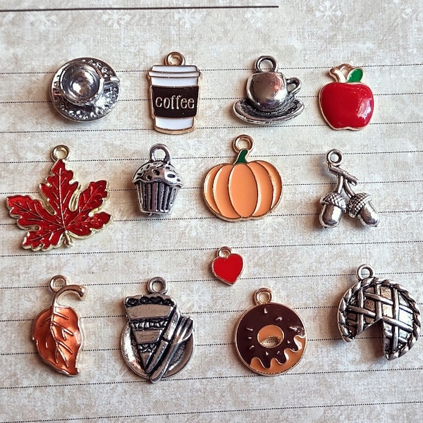 Pumpkin Spice Charm Pendant Collection - C4042