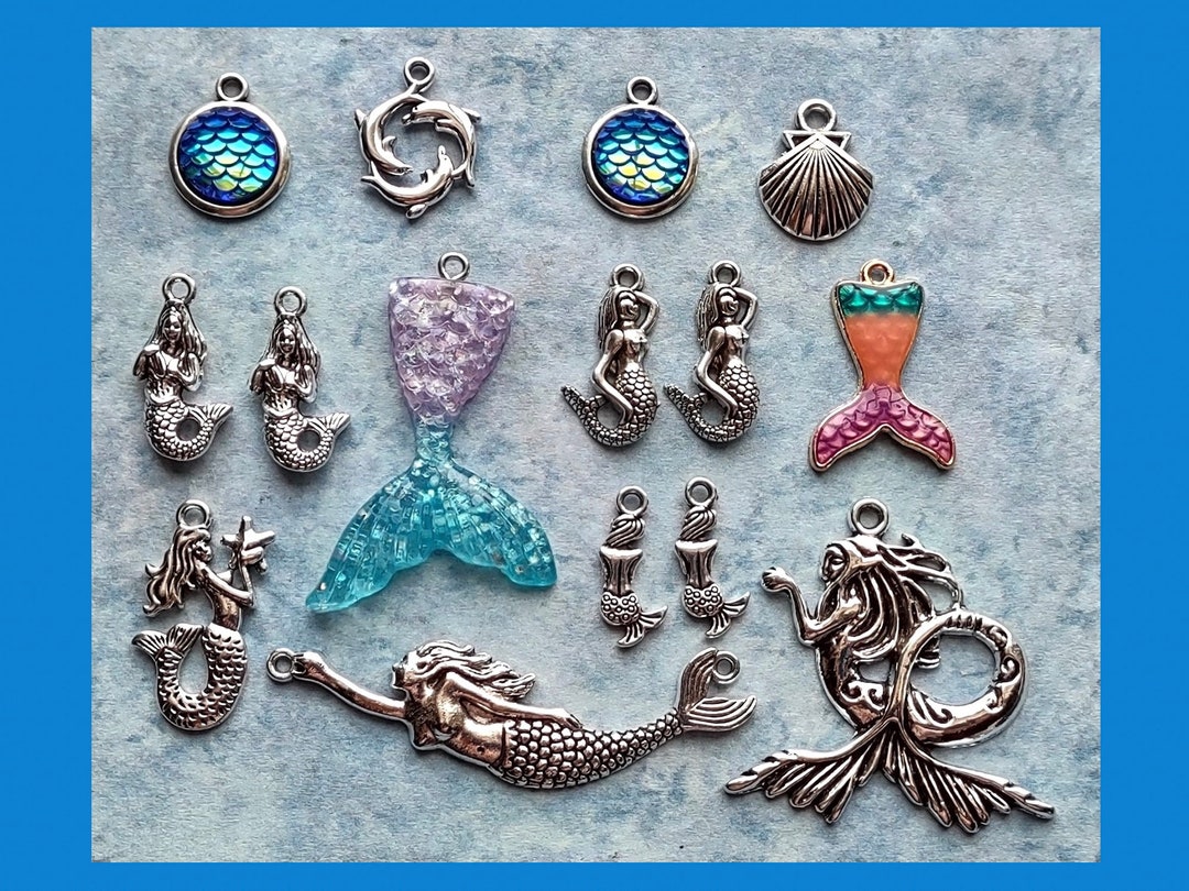Multicolor Mermaid Mirror Charm main image 1
