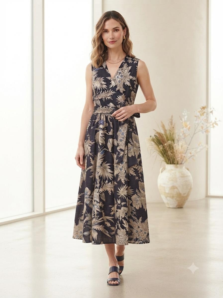 Indo Western Cotton Dress