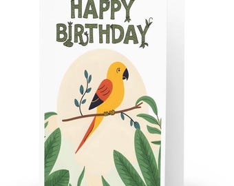 Carte D'anniversaire Flamingo Birthday Queen - Carte De Joyeux Anniversaire Pour Femme - Carte D'anniversaire Pour Elle - Carte Pour Femme, Petite Amie Ou Partenaire - France
