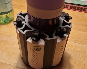 Organisateur de flacons de sirop bénit – Fichier d'impression 3D | Support pour jusqu'à 6 flacons de recharge + flacon principal
