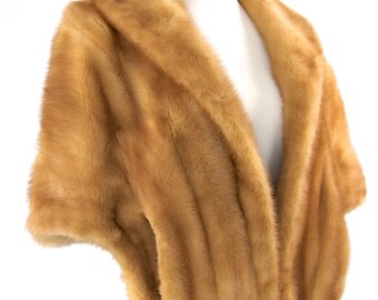Mink fur stole | Etsy