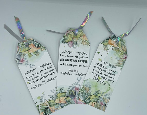 Motivational - Spiritual Message Book Markers