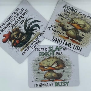 Mouse Pads - 8.5" x 7" - Sarcasm & Humor - Custom Orders Accepted