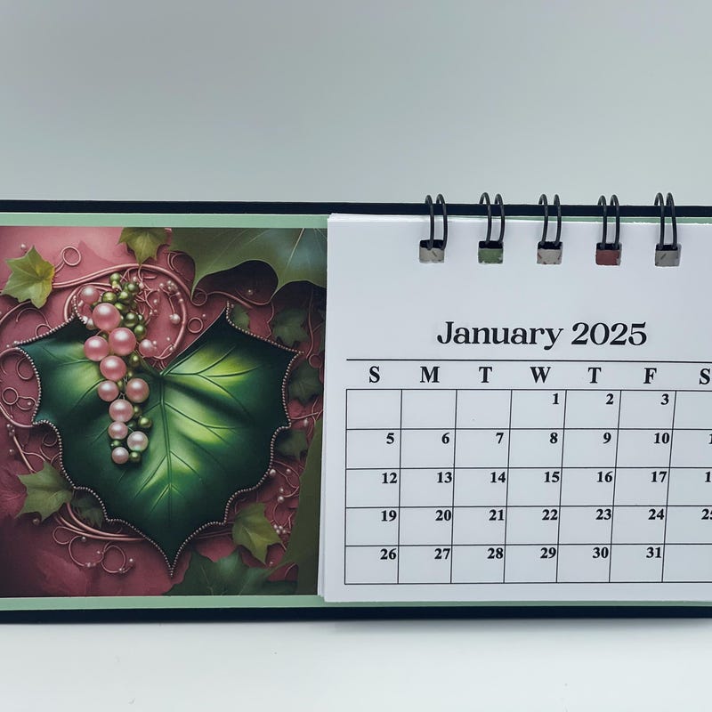 Desktop Flip Calendar 2025 Etsy Desktop Flip Calendar 2025 Etsy