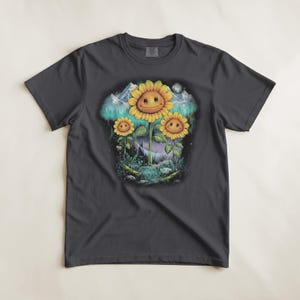 90s Sunflower Shirt - Etsy