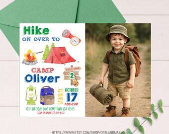 EDITABLE Birthday Bonfire Invitation Fall Bonfire Invitation Backyard Party S'more Birthday Invitation Bonfire Birthday Camping Invite CP01
