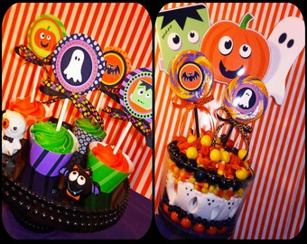 Printable Halloween Birthday Decorations | Halloween Birthday | Halloween Party Favors